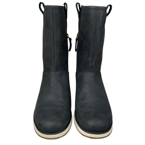 Merrell Women’s Roam Black Leather Waterproof Pull On Boot Size US 7 - Picture 6 of 9